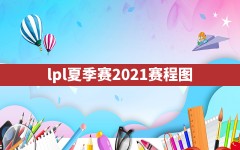 lpl夏季赛2021赛程图