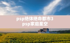 psp绝体绝命都市3(psp家庭星空)