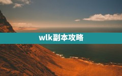 wlk副本攻略